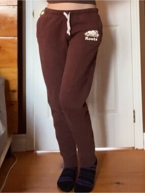 Roots Maroon Sweatpants